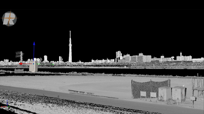 反射率を示す画像