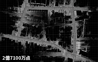 計測した点群のイメージ図